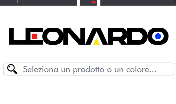Leonardo Programma tintometrico
