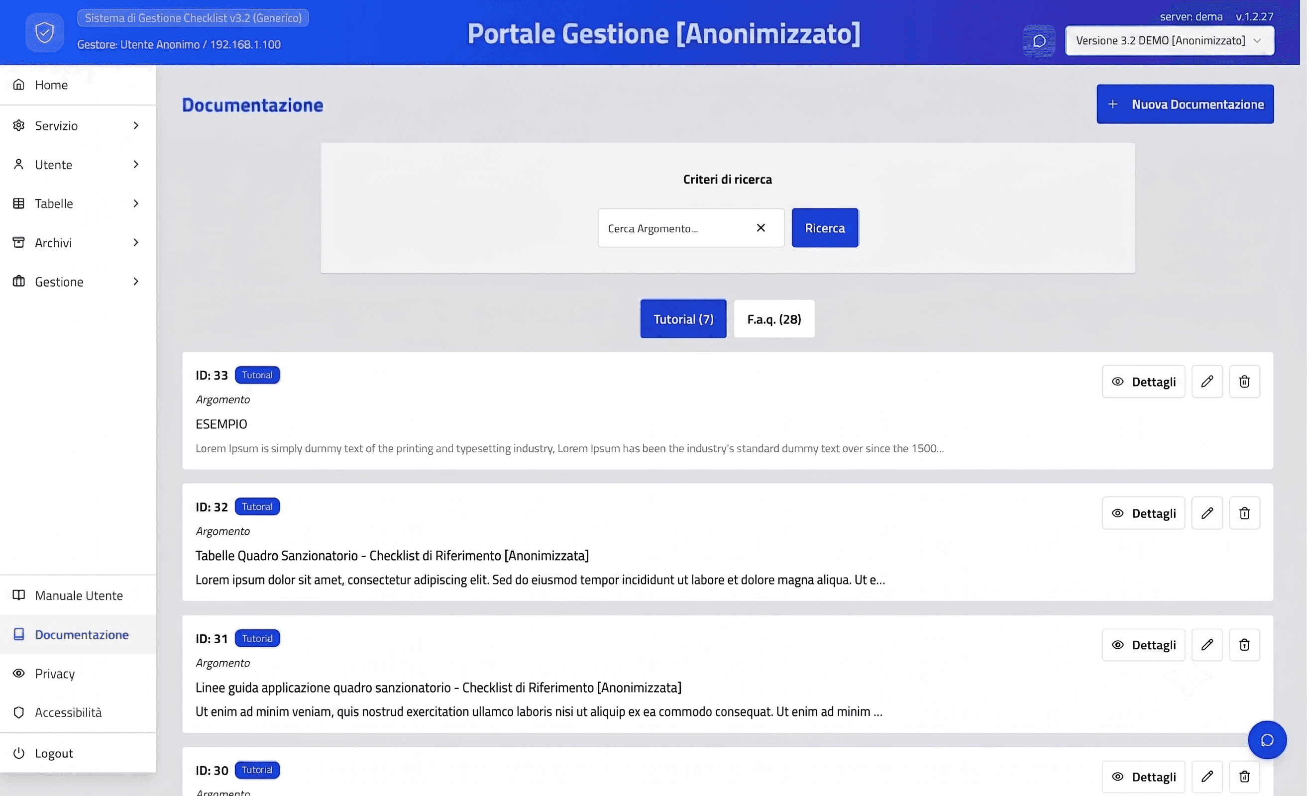 Portale bandi per la PA
